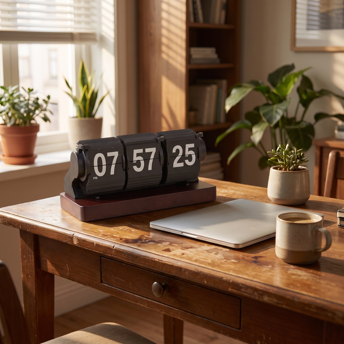 Wooden Flip Clock