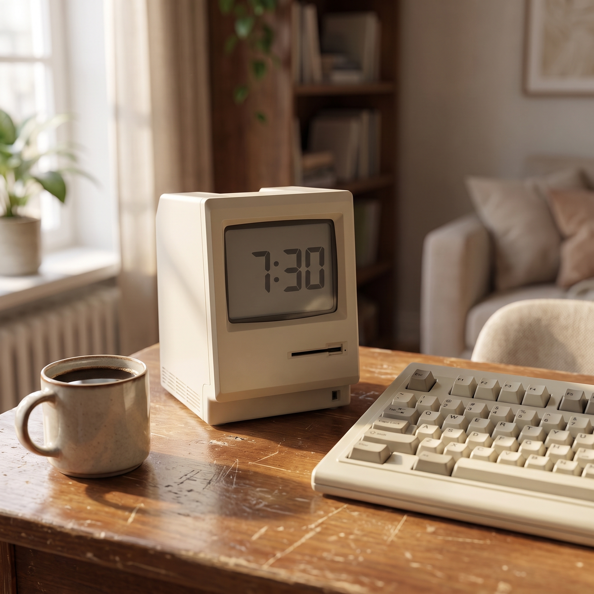 Retro Computer Alarm Clock
