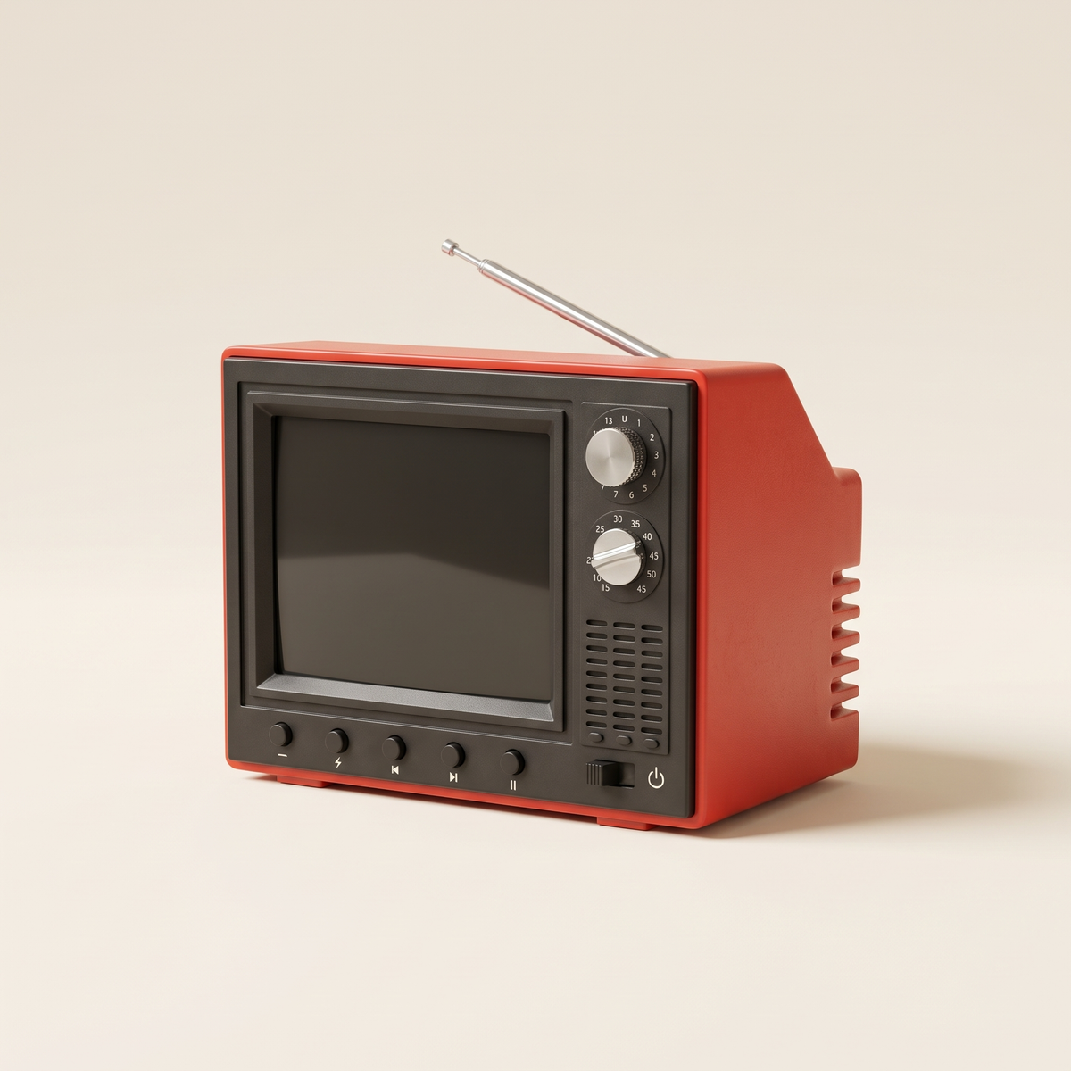 Retro TV - Red
