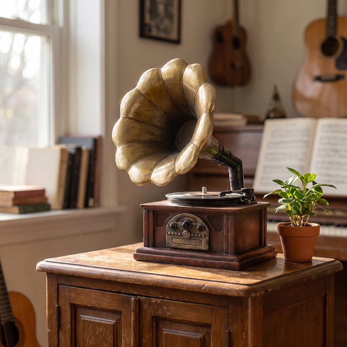 Gramophone Ornament