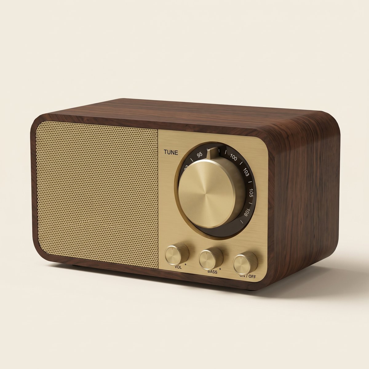 Walnut Radio Speaker