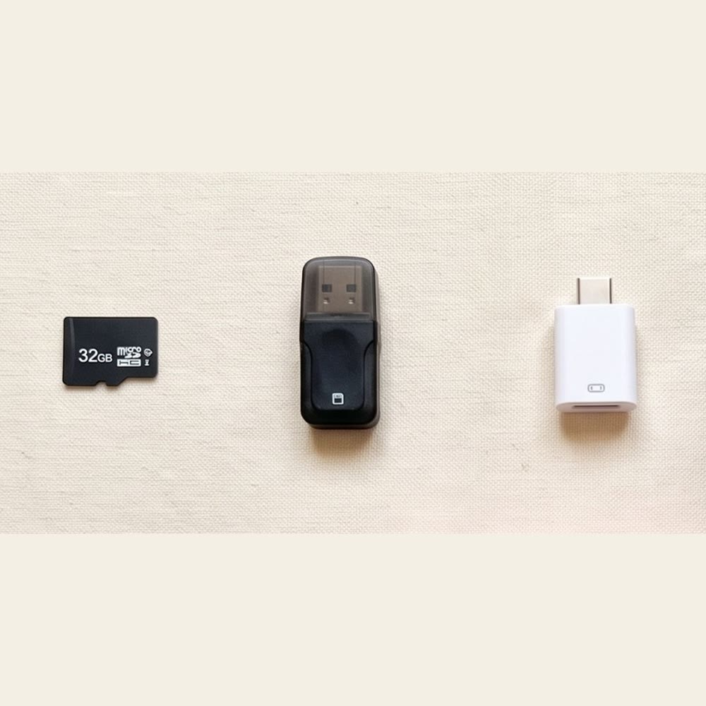 SD Card + Adapters kit